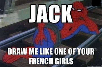 Draw Spidey Like a French Girl, Jack!
